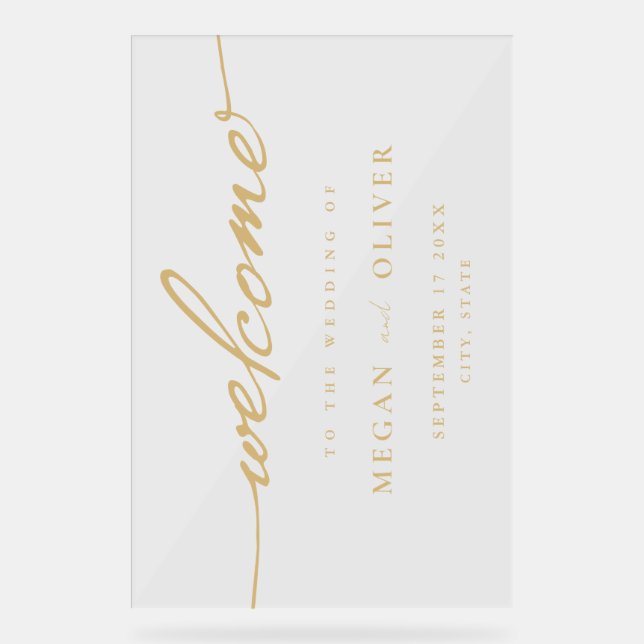 Accueil minimaliste du Mariage de script (Recto)