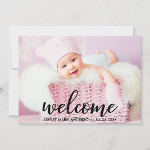 Accueil moderne Nouveau Faire-part bébé