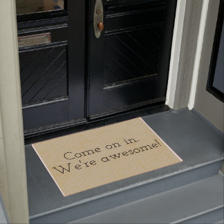 Accueil nous sommes tapis de porte impressionnant