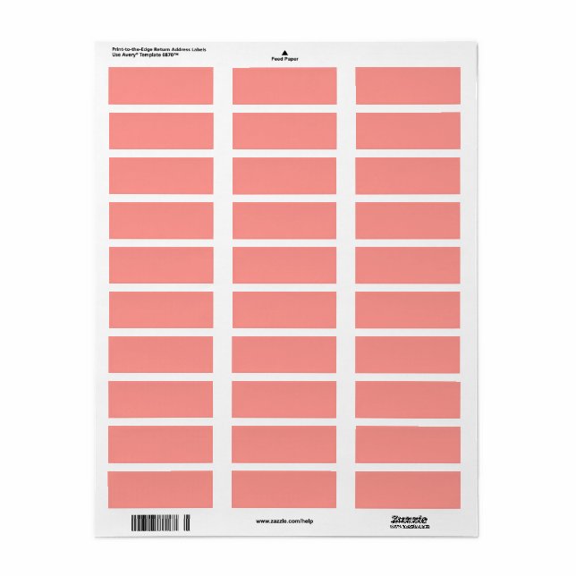 Accueil Organisation - Étiquettes personnalisés vi (Feuille entière)