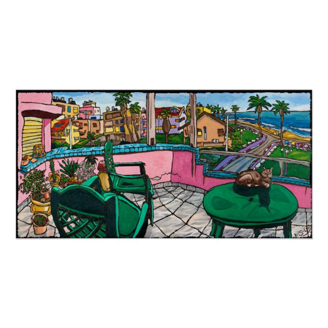 Accueil par la mer, Poster Jonathan Kis-Lev (Devant)