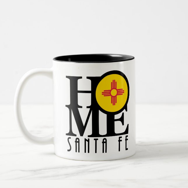 ACCUEIL Père Noël Fe 11oz Mug à café à deux tons (Gauche)