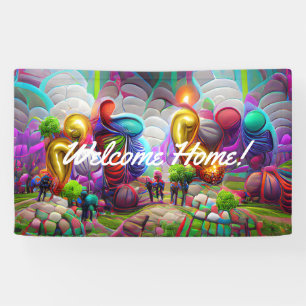 Accueil personnalisé Vinyl Banner 3' x 5' Bannière