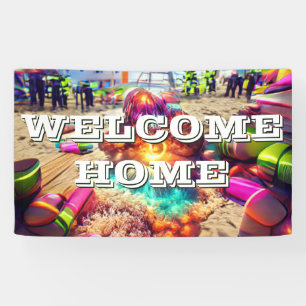 Accueil personnalisé Vinyl Banner 3' x 5' Bannière