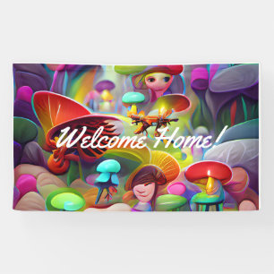 Accueil personnalisé Vinyl Banner 3' x 5' Bannière