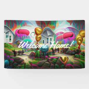 Accueil personnalisé Vinyl Banner 3' x 5' Bannière