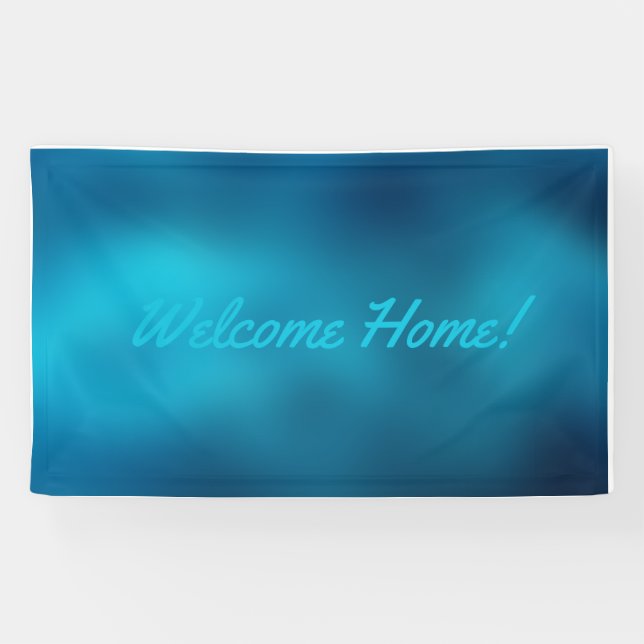 Accueil personnalisé Vinyl Banner 3' x 5' Bannière (Horizontal)