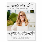 Accueil photo simple et élégante du parti de retra