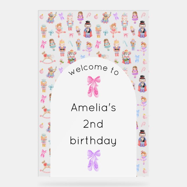 Accueil pour l'anniversaire de Nutcracker (Recto)