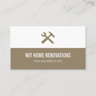 Accueil Retrait du Carte de visite de rénovation