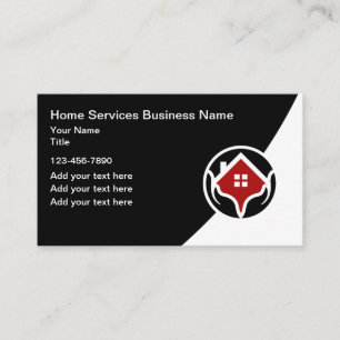 Accueil Services Carte de visite moderne