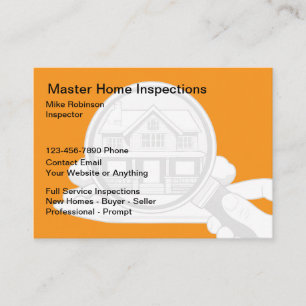 Accueil Services d'inspection Cartes de visite mod