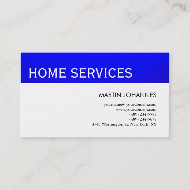 Accueil Services Réparation Améliorations Carte de (Devant)
