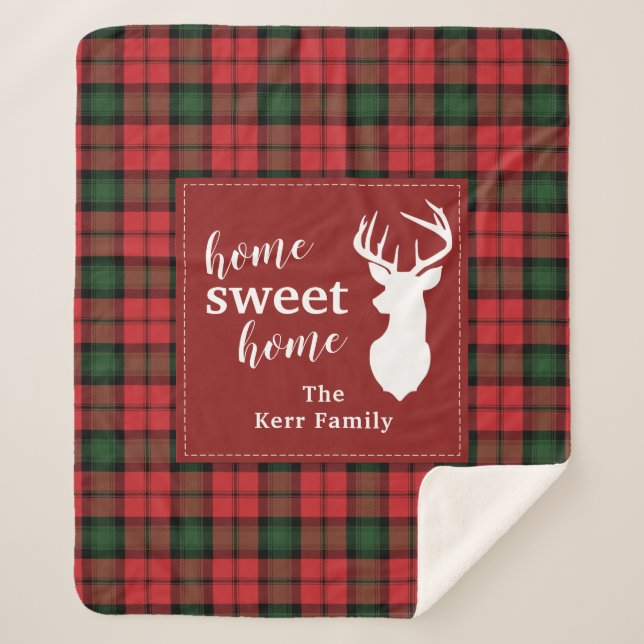 Accueil sucré personnalisé Tartan Clan Kerr Plaid (Devant)