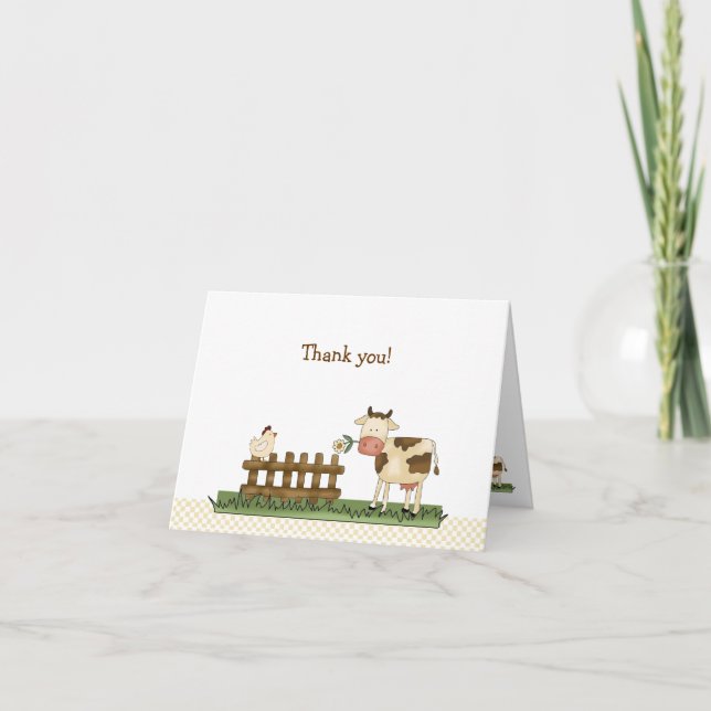 Accueil Sweet Farm Folded Merci notes (Devant)