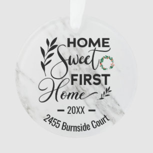 Accueil Sweet First Home 2023 Adresse personnalisé