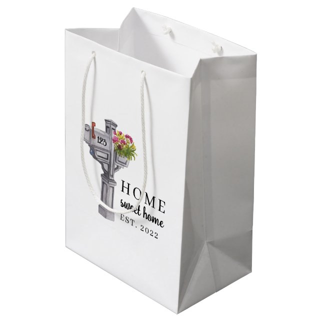 Accueil Sweet Home Boîte aux lettres Sac cadeau (Dos Angle)