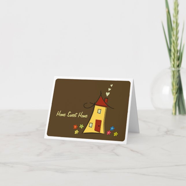 Accueil Sweet Home Carte de voeux (Devant)