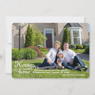 Accueil Sweet Home Photo Moving Faire-part