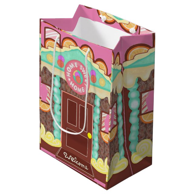 Accueil Sweet Home sac cadeau (Devant Angle)