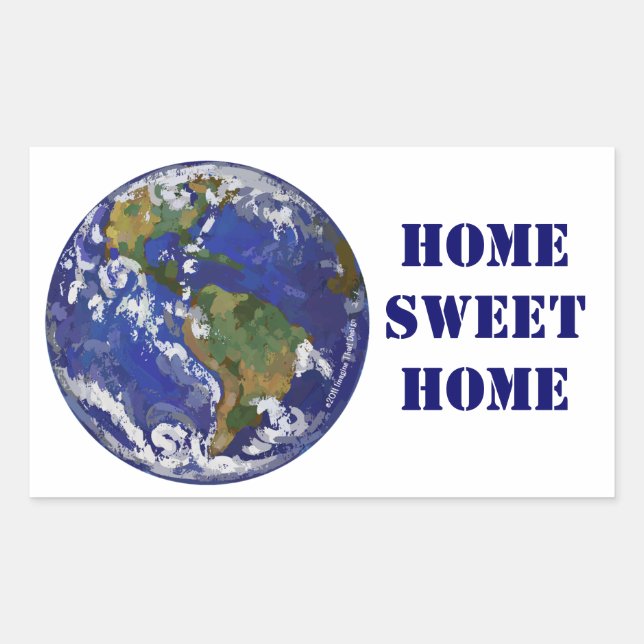 Accueil Sweet Home Stickers Terre (Devant)