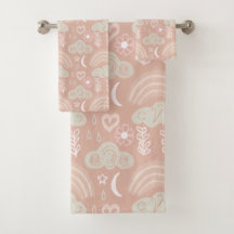 Accueillant bébé rose