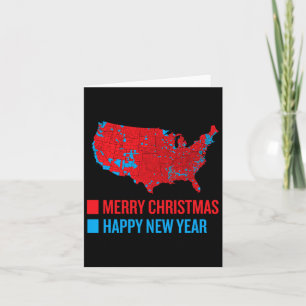 Accurate Election Map Merry Christmas Happy New Ye Card