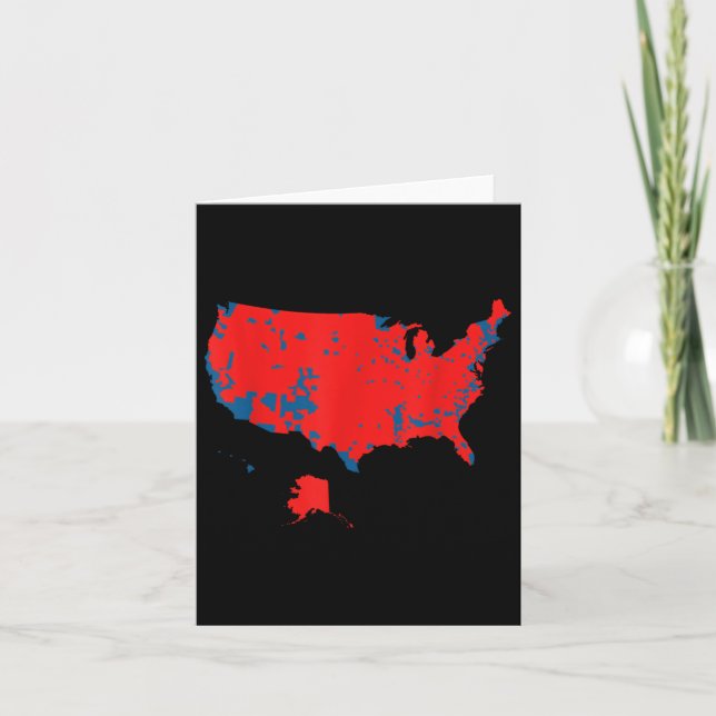 Accurate Map Of 2025 Election Results  Card (Front)