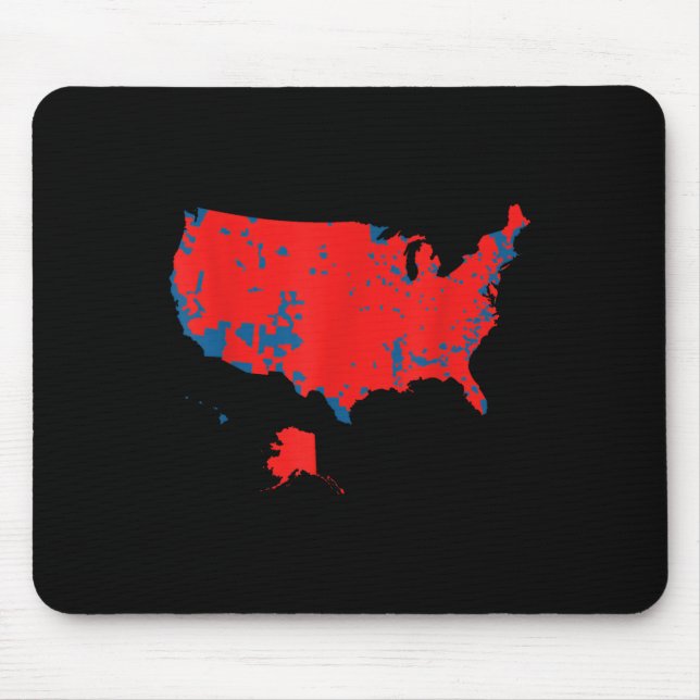 Accurate Map Of 2025 Election Results  Mouse Pad (Front)