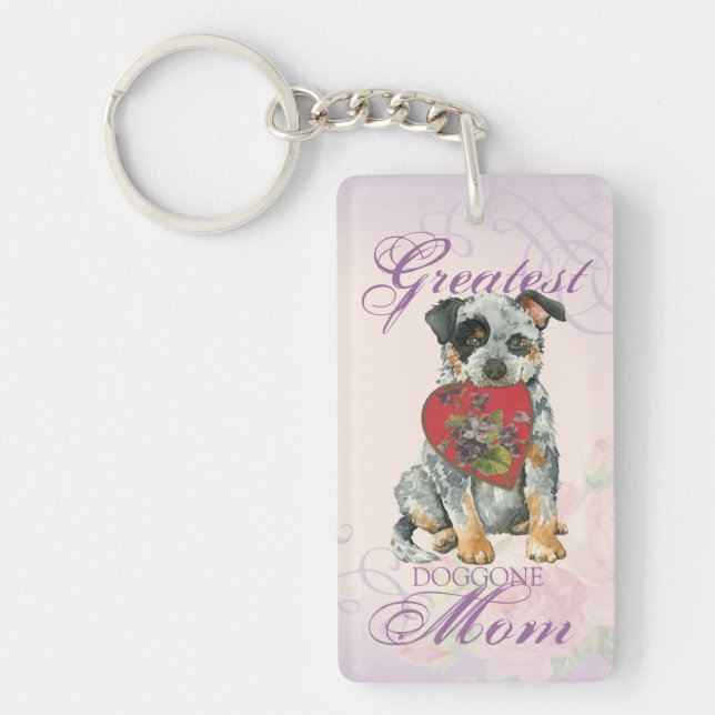 ACD Heart Mom Keychain (Front)