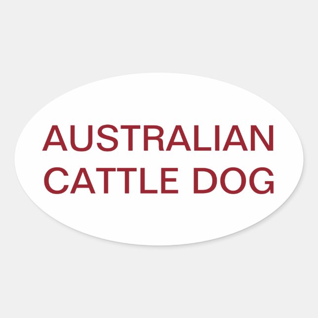 ACD name Oval Sticker (Front)