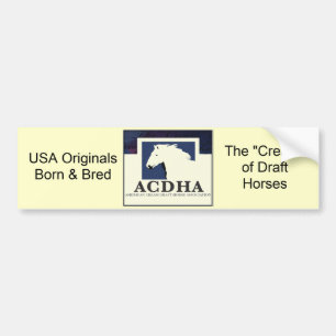ACDHA logo bumper sticker