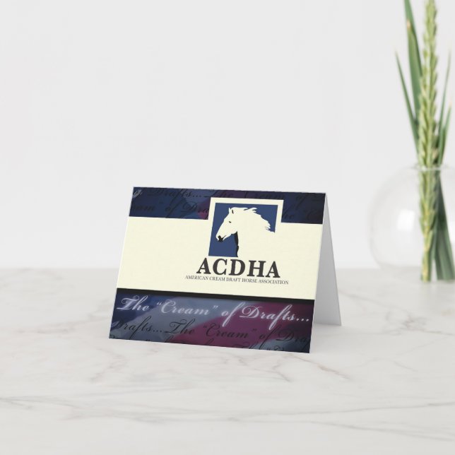 ACDHA logo Note Card (Front)