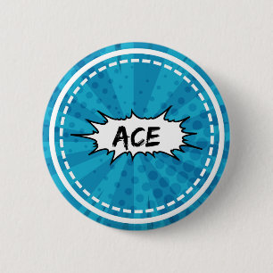Ace 2 Inch Round Button