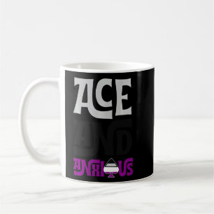 Ace And Anxious Asexual Pride Flag Gear Funny Ace Coffee Mug