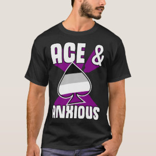 Ace And Anxious  Asexual Pride Symbol Introvert T-Shirt