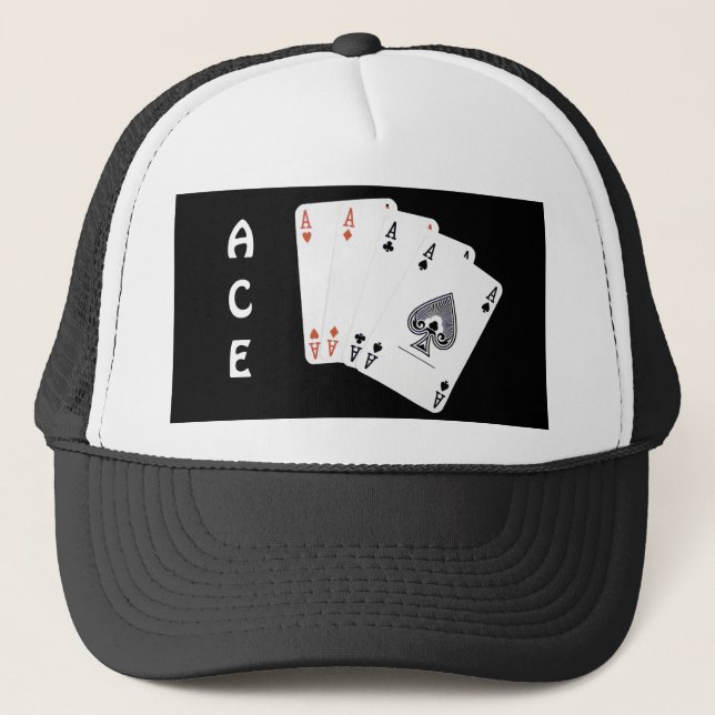 ACE Attitude + Commitment = Excellence Trucker Hat (Front)