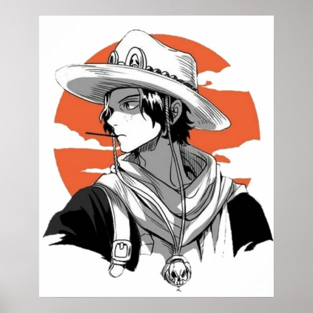 Ace  Black and White Poster (Front)