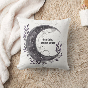 Ace Calm Cosmic Strong – Asexual Pride LGBTQ Throw Pillow