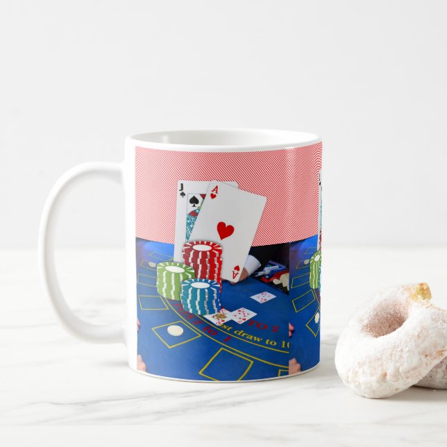 Ace Card Mug (With Donut)