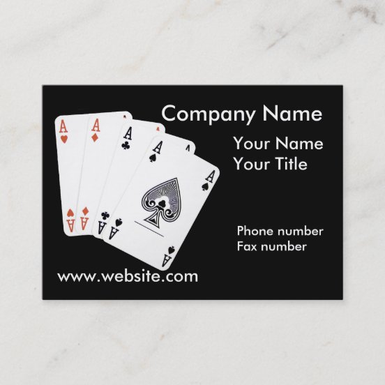 Ace Of Spades Business Cards & Profile Cards Zazzle CA