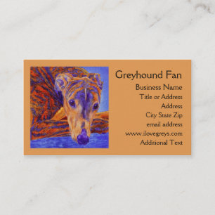 "Ace" -  Greyhound Business Card