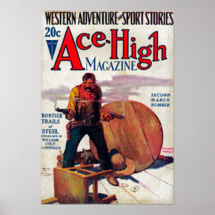Ace High Magazine Cover 2 Poster