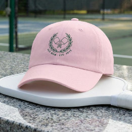 Ace Mom Pickleball Country Club Crest  Trucker Hat
