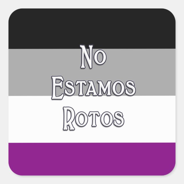 Ace No Estamos... Square Sticker (Front)