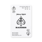 Ace of barbers black and white
