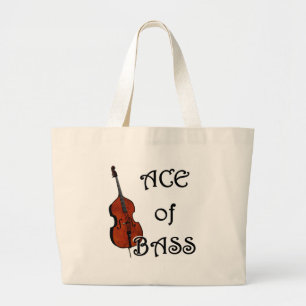 Ace of Bass Large Tote Bag