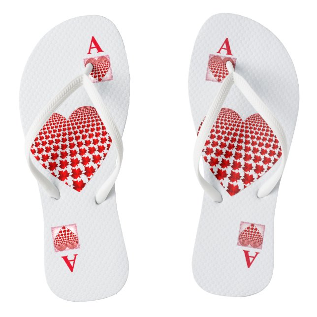 ACE of CANADA Flip Flops (Footbed)