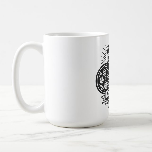 Ace of Clubs — Lady Luck Cameo Coffee Mug (Left)