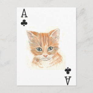 Ace of Clubs Postcard